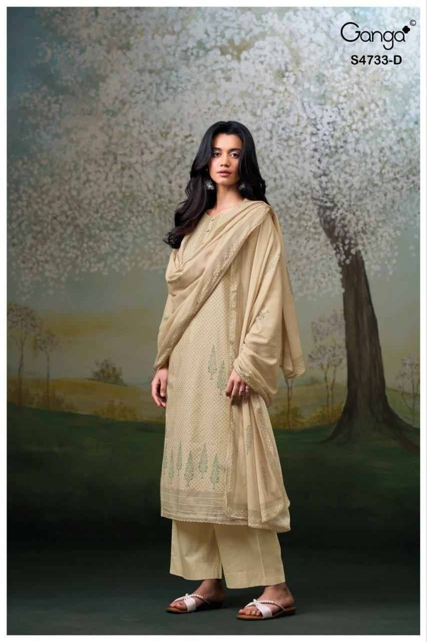 NIVELLEA 4733 Series By Ganga Fashion Beautiful Festive Suits Stylish Colorful Fancy Casual Wear & Ethnic Wear PREMIUM COTTON Dresses At Wholesale Price